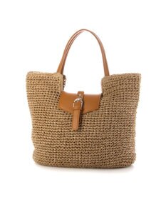 UNBILLION カシュカシュ cachecache / ベルトフラップクロッシェトート カゴバッグ