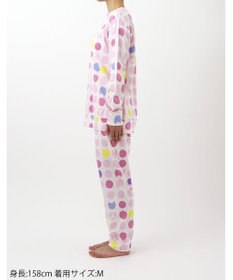 tsumori chisato SLEEP ツモリチサト パジャマ 長袖 長ズボン ルームウェア 綿100%(本体) 天竺素材 薄手 上下セット かぶりタイプ tsumori chisato SLEEP UDX554 /ワコール