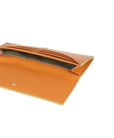 LANVIN en Bleu リム 被せ薄マチ長財布