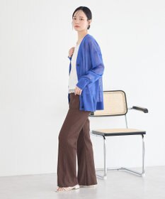 earth music&ecology シアーＶネックカーディガン