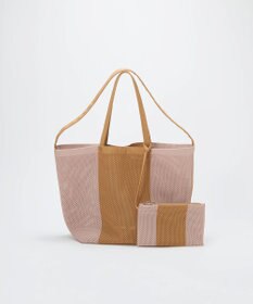 TOPKAPI 【Breath TOPKAPI】ニットジャガード 2way ビッグ トートバッグ ポーチ付き