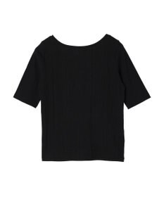 Green Parks 前後２ｗａｙリブ５分袖プルオーバー