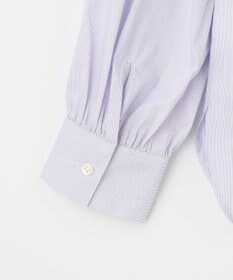 J.PRESS LADIES 【洗える】 BEZ VEGA フリル ストライプ ブラウス