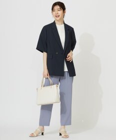 ANY SIS L 【接触冷感・吸水速乾・UVカット】サラキレイ テーパードパンツ