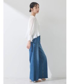 earth music&ecology ＳＥＴ２点キャンディースリーブブラウス＋インナー