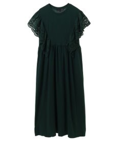 Green Parks ・ＳＵＧＡＲ　ＳＰＯＯＮ　ショルダー刺繍レースワンピース