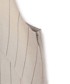 BEIGE， ERYTH / リネンストライプ キャミソール