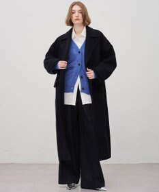 uncrave ライトメルトン ロングチェスターコート