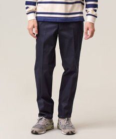 J.PRESS MEN 洗練されたシルエットと機能美【ストレッチ】トリコチン ステムテーパードパンツ