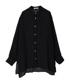 Green Parks ジャガードシアーシャツ