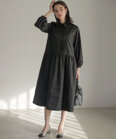 組曲 ソフトクロスピンタック ワンピース