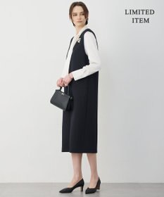 ICB 【WEB限定】 ドレープサテン ボウタイブラウス