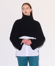 JOSEPH ポプリンシャツ×ニットスカーフ