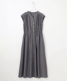 ANY SIS 【洗える】フロントボタンギャザー ワンピース