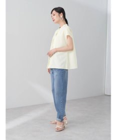 earth music&ecology タックデザインブラウス