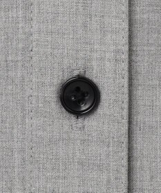 UNFILO ウールライク バンドカラーシャツ