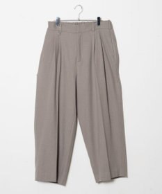 WEGO 起毛TR ワイドストレートスラックス