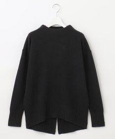 自由区 【洗える】ウールカシミヤブレンド オフネックプルオーバーニット