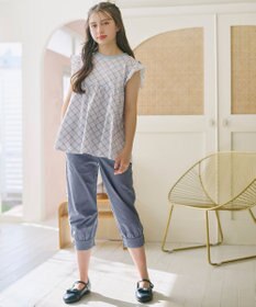 組曲 KIDS 【150-170㎝】 クロップドカフスパンツ