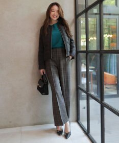 ANY SIS ビューティサーモ2WAYストレッチ ワイドパンツ