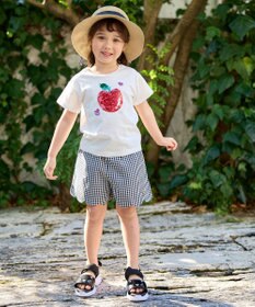 ANY KIDS 裾スカラップ ショートパンツ