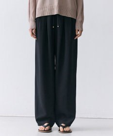 BEIGE， RUE / ドライタッチイージーセミワイドパンツ