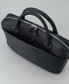 GOTAIRIKU 日本製【PELLE MORBIDA】型押しレザー ブリーフバッグ