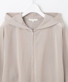 自由区 L 【接触冷感・UVケア・洗える】ファンクショナルジップアップ パーカー