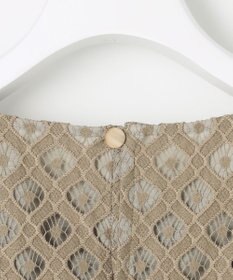 自由区 L パネルレース ブラウス