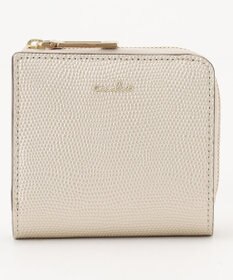 airlist 【コンパクト・上品】Lファスナー二つ折り財布  LUNA  Metallic  ルナメタリック