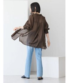 AMERICAN HOLIC シアーＣＯＯＬポケット付きルーズシャツ