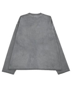 WEGO 【ユニセックス着用ITEM/MLサイズ展開】コールドダイダメージアップリケT（LS）