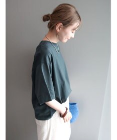 AMERICAN HOLIC 接触冷感ＳＺ５分袖カットプルオーバー