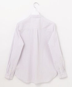 J.PRESS LADIES L 【洗える】BEZ ストライプ シャツカラー ブラウス