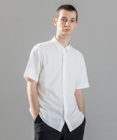 JOSEPH HOMME ＜新色追加＞【ストレッチ】ハイゲージコットンジャージー 　レギュラーカラーシャツ ホワイト系