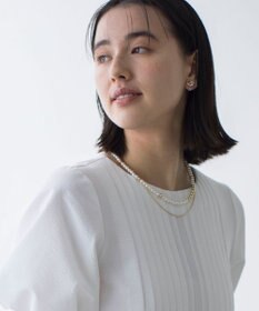 組曲 パール&メタルチェーンネックレス