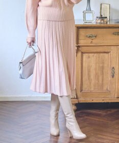 ANY SIS 【セットアップ対応】スフレケーブルニット スカート