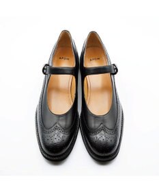 APOM 本革メリージェーンブローグシューズ 30