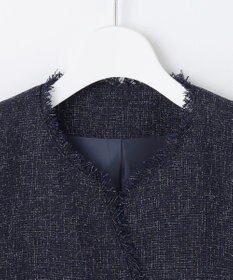 Feroux 【セットアップ対応】春ツイード コンパクトジレ