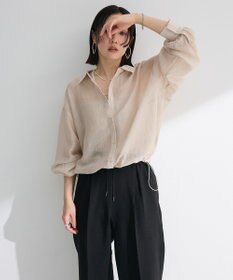 Green Parks 裾ドロストシアーシャツ