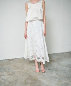 GRACE CONTINENTAL ケミカルリーフスカート