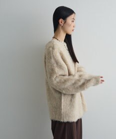 Green Parks 前後２ｗａｙキーネックシャギーニット