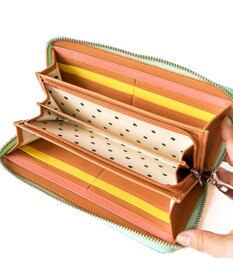 tsumori chisato CARRY カモフラージュサファリ　ラウンドファスナー長財布