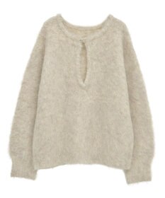 Green Parks 前後２ｗａｙキーネックシャギーニット