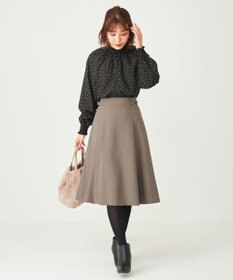 ANY SIS 【洗える】サイドバックルライト スカート