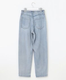 自由区 L 【19号サイズまで展開】ウスカルデニムダーツカーブ パンツ