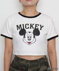 WEGO MICKEY　MOUSE／リンガーTシャツ