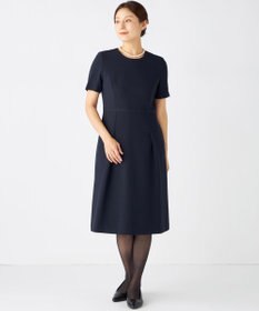 自由区 FORMAL 【お受験/セレモニーに】濃紺洗える/ストレッチワンピース+ジャケット