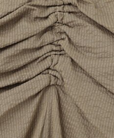 ICB L 【洗える】コットンリップル ナロースカート