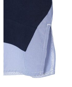 Green Parks 裾ドッキングレイヤー風７分袖プルオーバー